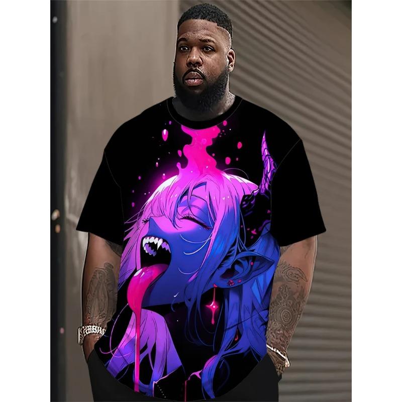 Hororové tričko s 3D potiskem hada Pánské Dámské Zvířecí Vzor hadů Tričko s kulatým výstřihem Letní Ležérní Trička s krátkým rukávem