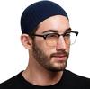 Unisex Ripple Knit Wool Skullcap