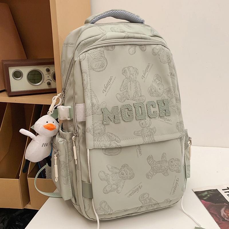 Schoolbags College Students Girls High School Students Boys Large Capacity Printed Backpack Junior High School Students Backpacks