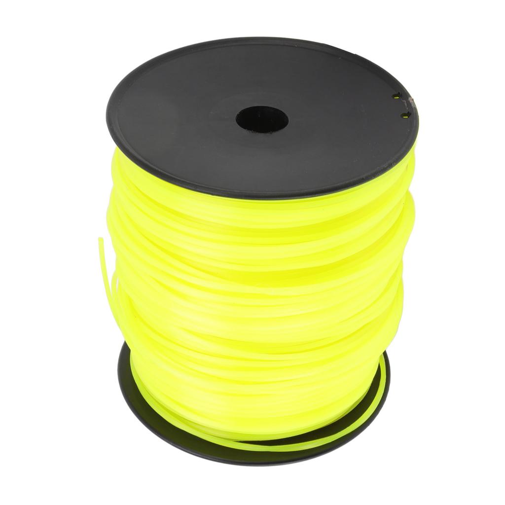 3mm String Trimmer Line Quadrate Trimmer Line Lawn Mower String Cord for Husqvarna Yellow