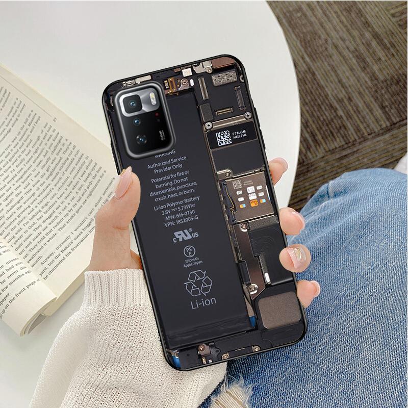 Akku Leiterplatte Handyhülle Für Xiaomi Redmi Note 11S 11 10 Pro 9Pro 8Pro Note9 9S 10S 9T Redmi 10 10C 9C 9A Funda Capa