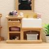Simulation Miniature Bathroom Sink Model Figurine For 1/12 Doll House Scene Setting Furniture For Craft Project Decors