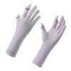 Lilang Ice Silk Sun Protection Fingerless Cycling Gloves