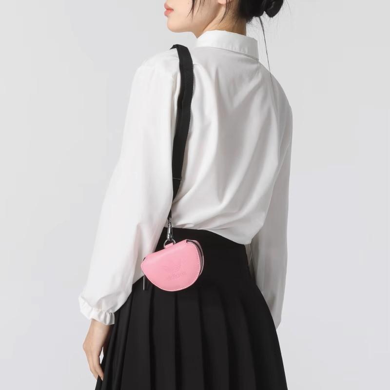 Adidas Originals Polyurethane Coin Purse Unisex Ballet Pink Adidas JJ2075