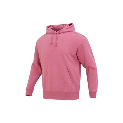 adidas Solid Color Logo Embroidered Hoodie Men Tops Rose IC9762