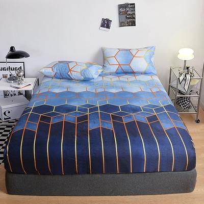 Einzelbettbezug Bedrucktes Spannbettlaken Queen/King Size Bettwäsche Superweicher Matratzenschoner Sabanas (Kein Kissenbezug)