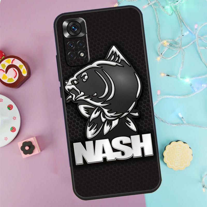 Nash Fishing Logo Phone Case For Xiaomi Redmi 10 10C 12C 9C 9T Note 11 Pro 11S 10 Pro 10S 12 8 9 Pro 9S Funda