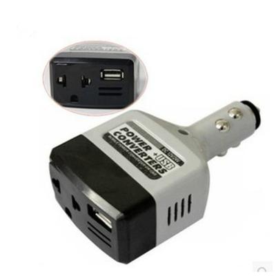 Araba Güç Dönüştürücü Invertör 12 V/24 V için 220 V Adaptör Şarj Cihazı Araç Çakmak Soket Güç + USB