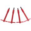 4PCS Valve Cover T Bar 1 4in 20 Red Aluminum Valve Cover Wing Nut Replacement for Chevy V8 1955 1986