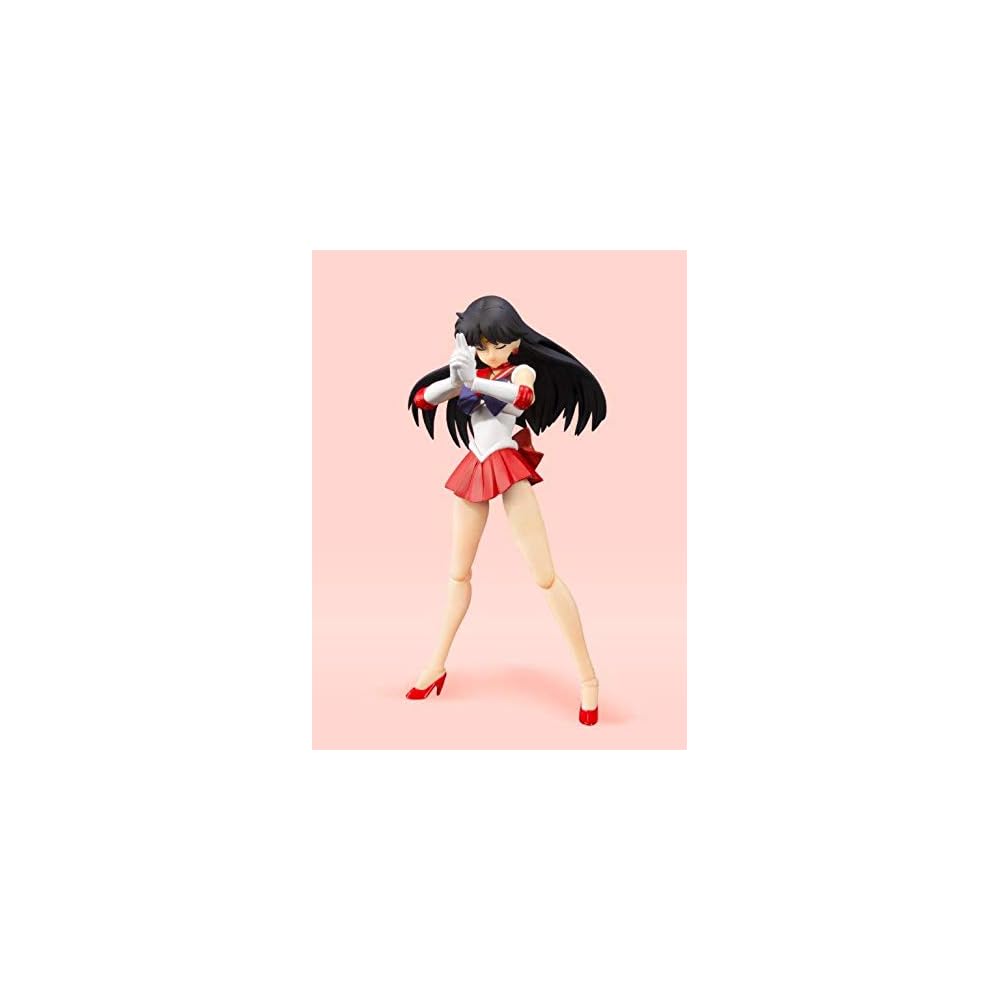 TAMASHII NATIONS S.H. Figuarts Sailor Moon Sailor Mars Animation Color Edition 140mm PVC Action Figure