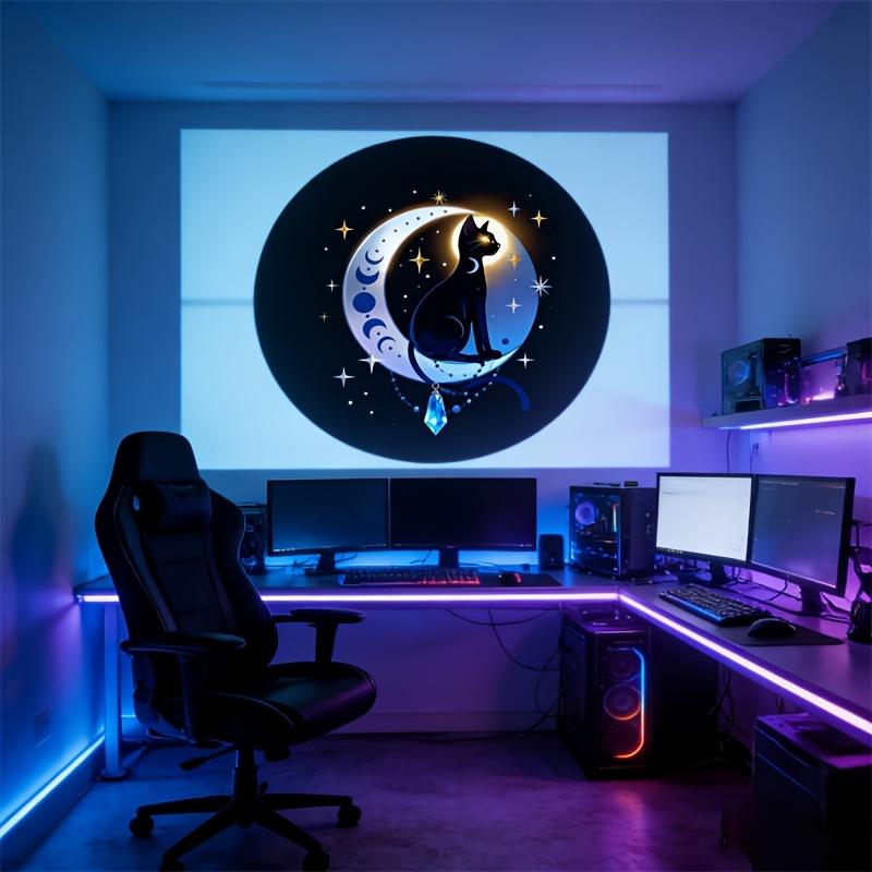 LED Projection Light,Cat,Sun,Eye of Life,Scepter Atmosphere Light Tarot cards Halloween Projection Light Christmas Decorations