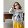 Children's Brand Export Clothing, Children's Fleece-Lined Sports Sweatshirt with Cartoon Bear, New Autumn and Winter Style for Boys and Girls Students