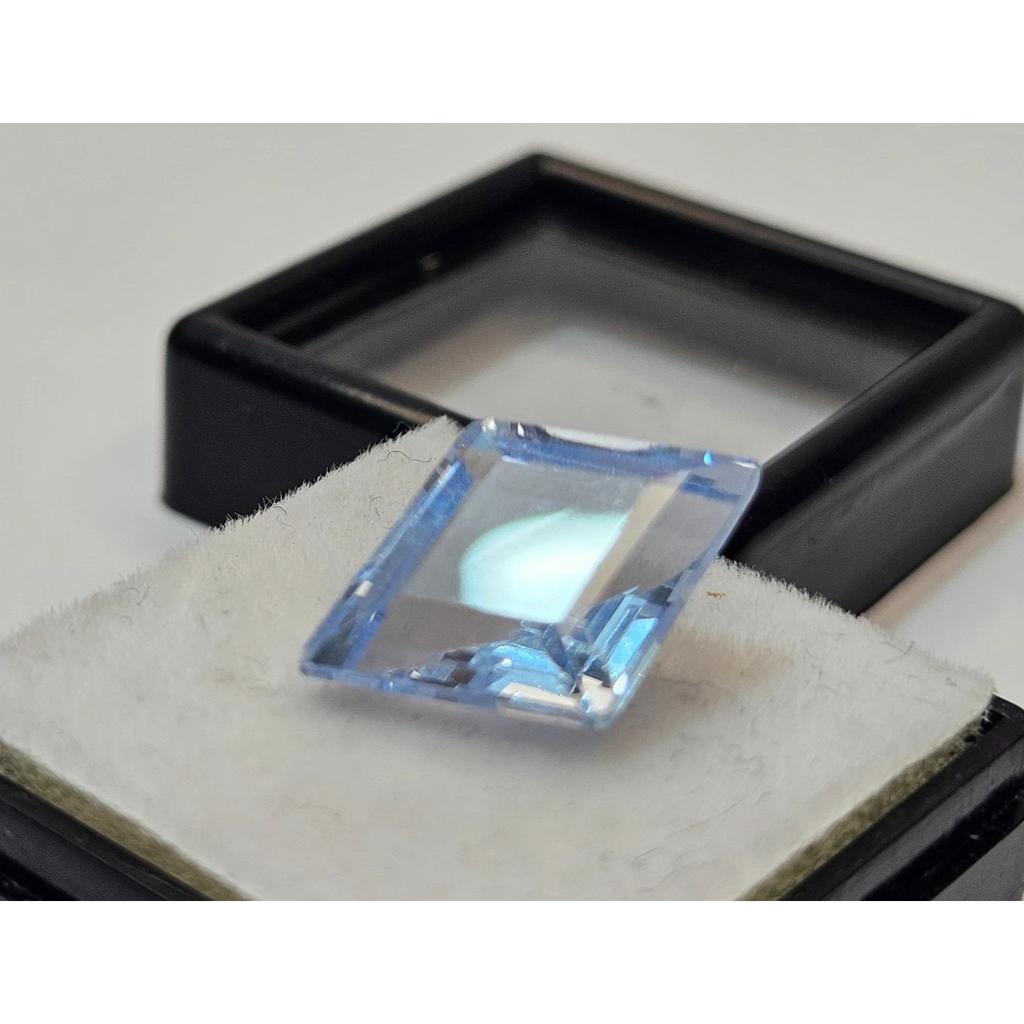 8+ Ct Blue Aquamarine & Stud Making Fancy Cut Stunning Certified Loose Gemstone