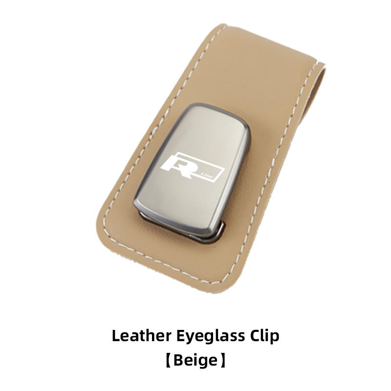 

2026 Hot Multifunction Car Sun Visor Card Ticket Holder Sunglasses Clip For Volkswagen VW Rline T-Cross Arteon Sharan Caddy Amar бежевий
