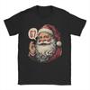 67 Christmas Six Seven Funny Meme Brainrot Santa Claus TShirt Men Creative Cotton Tee Shirt Round Neck Short Sleeve T Shirts