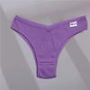 1Pc/Set Women Cotton Brazilian Panties M-XL Comfortable Thongs Underwear Women Bikini Underpants Sexy Low-rise Girl's T-back Panties