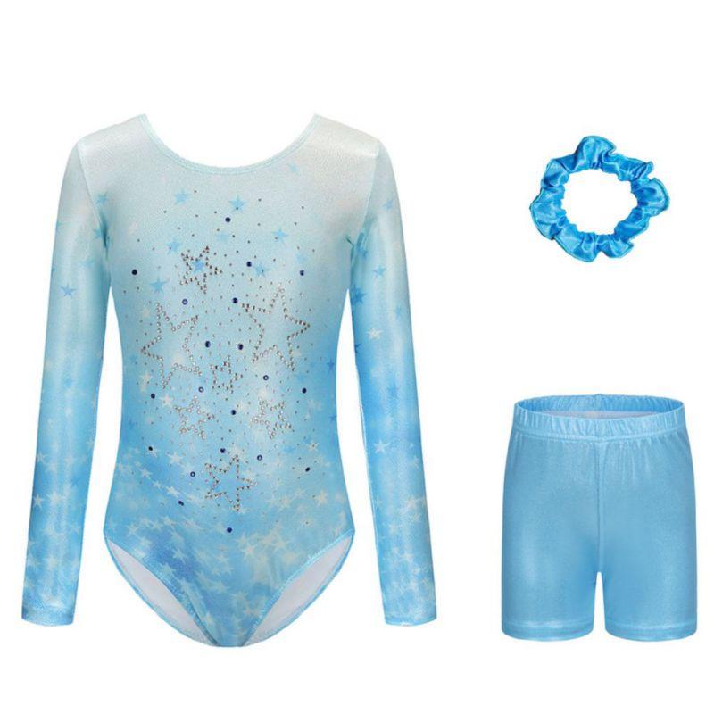 5-12 Jahre Kinder Mädchen Gymnastik-Leotard Performance-Outfit