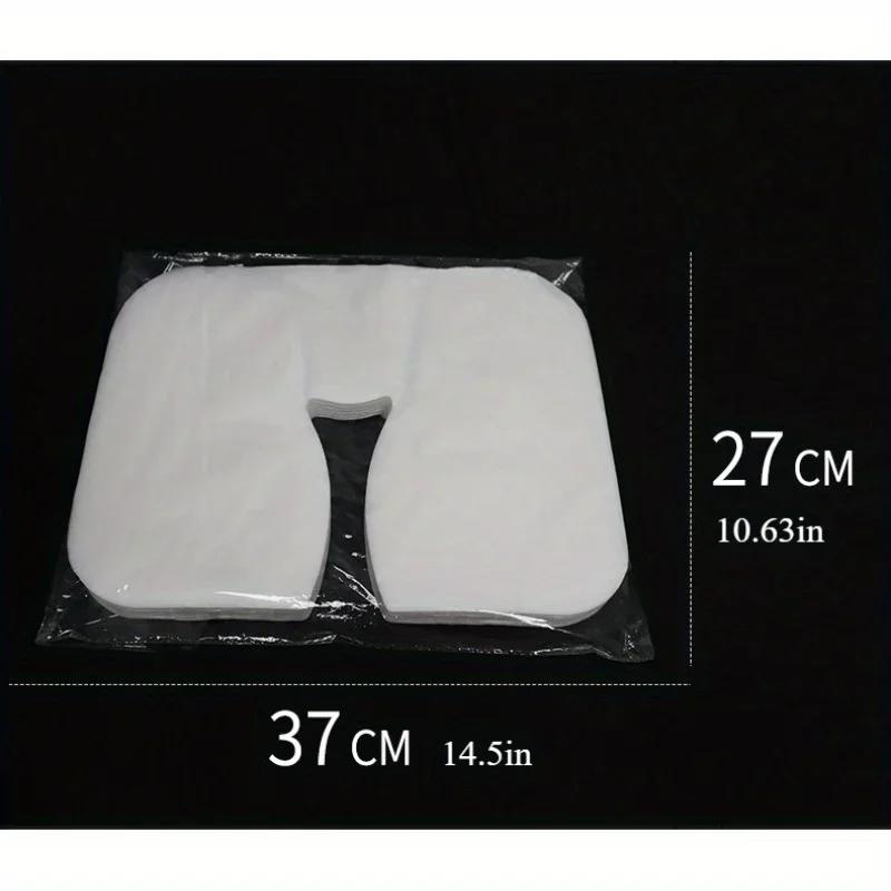 Super Soft Disposable Face Luxurious, Non-stick Massage Headrest for Massage Beds and Chairs, Perfect for Spas and Salons