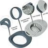 Stainless Steel Wire Fruit Garnish Chopper Multipurpose Fruit Chopping Tool  Kitchen Use