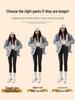 2025 New Winter Gray Plus Velvet Cotton Pants for Tall Women – Soft, Skin-Friendly, and Warm Base Layer