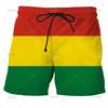 Sommer Herren Badehose Spanien Flagge Print Surfen Board Strandshorts Neue Mode Übergroße Badehosen Sportbekleidung Slips Boy Short Pants