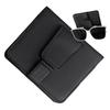 Pu Leather Car Sunshade Card Clip Sun Visor Organizer Multi-Pocket Holder Clip Panel Interior Sunglasses Storage Clip