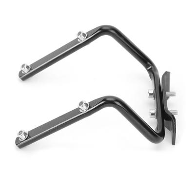 Bike Seat Post Bottle Rack Converter Bike Saddle Back Double Water Bottle Holder AdapterBlack