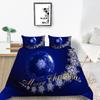 Christmas Gift Quilt Cover Pillowcase Two Or Three-Piece Set Digital Printing Polyester Cartoon Series