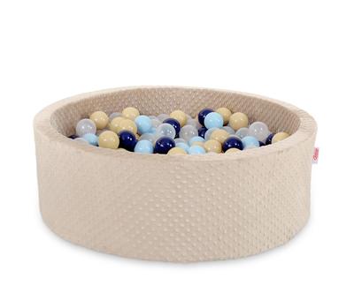 Minky Dry Pool H-30 Cm with 300 Balls - Beige