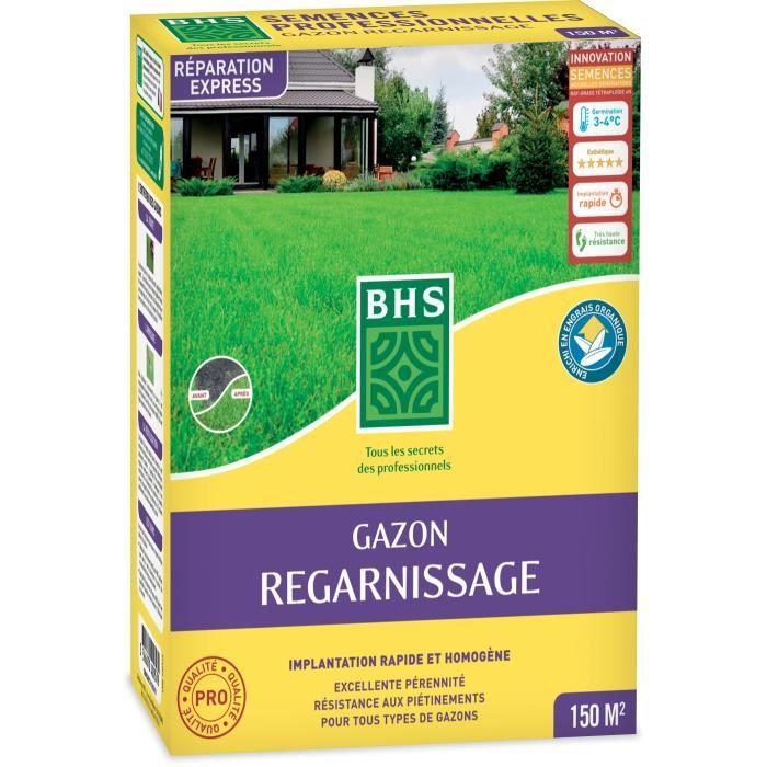 Semence de Gazon - BHS - Gazon Regarnissage 3kg