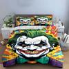 Smiling clown face pattern. Bedding sets Duvet cover sets Duvet covers Pillowcases(1*Duvet Cover 2*Pillowcases without duvet insert)