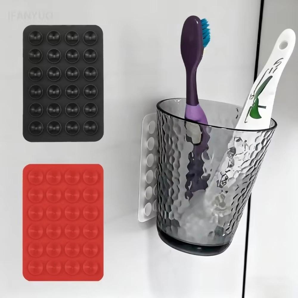 Multifunction Silicone Suction Pad Adhesive Cellphone Stand  for Home Office Storage