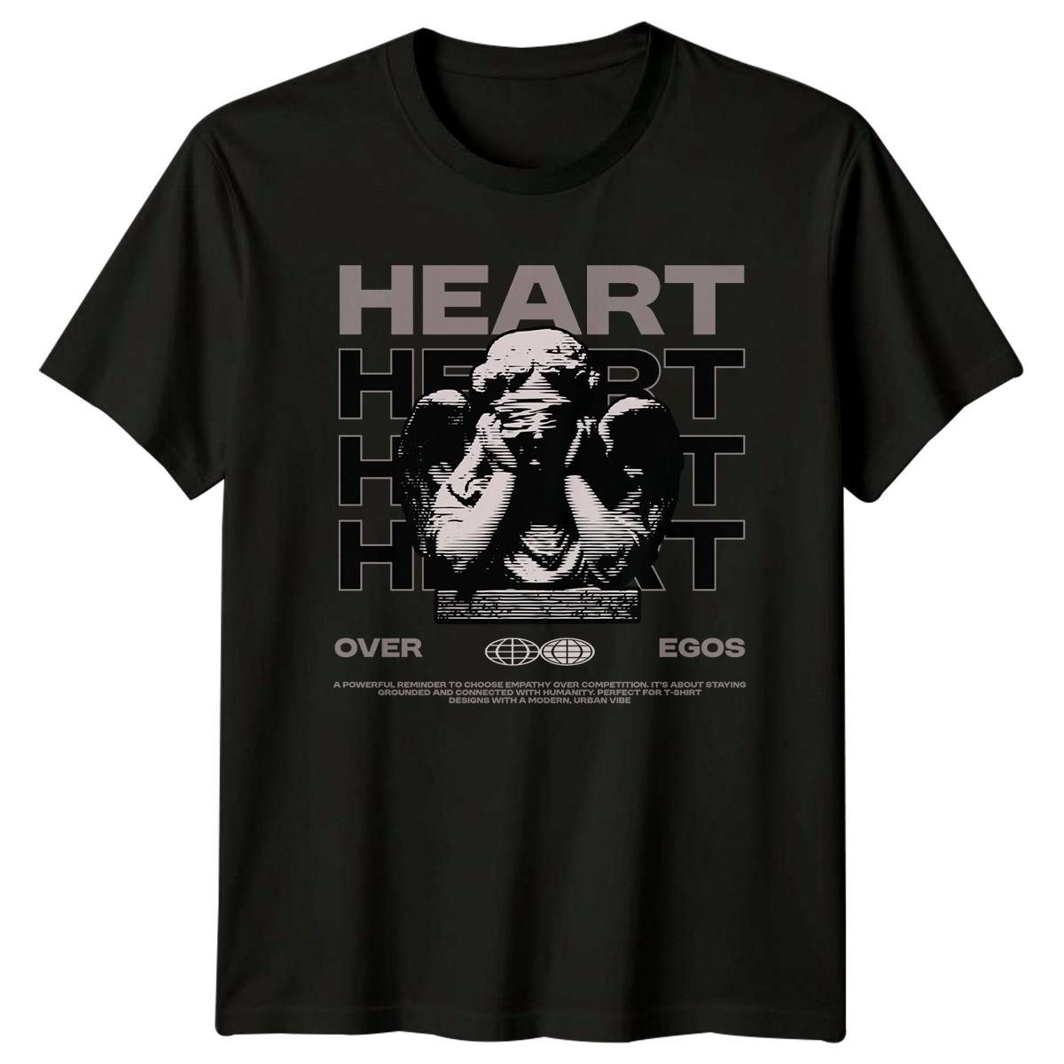 Heart Heart Heart Heart Over T-Shirt Mindfulness Streetwear Gift For Him And Her S