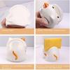 Sponge Holder for Kitchen Cute Ceramics Kitchen Sink Caddy, Sink Sponge Rack Kawaii Cartoon Kitchen Dish Sponge Organizer Suitable for Kitchen