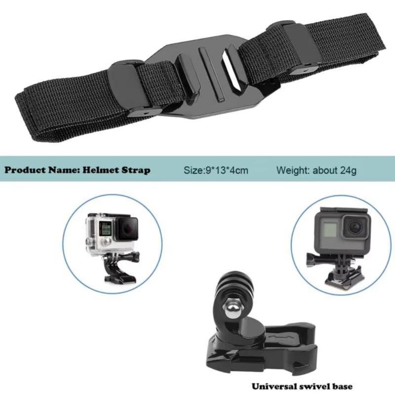 Quick Release Helmet Holder for Sports Cameras Toolless Installation Secure on Bike Climbing Safety Helmets