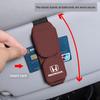 Car Glasses Clip Multifunction Leather Card Ticket Holder For Honda Civic Fit Jazz Accord Pilot CRV Odyssey Passport City Vezel SM1