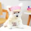 Sun Protection Pet Sun Hat Adjustable Dog Visor Hat Comfortable Cat Sunscreen Hat Photography