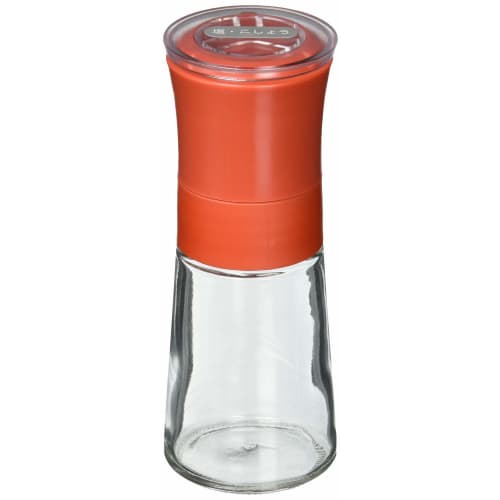 Liss Pepper Mill, Salt Mill, Red, 80ml (40g Black Pepper), Liberalista Pepper & Salt Mill, Small