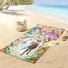 Genshin Impact Print Beach Towel, Large Soft Quick Dry Towel for Beach Camping Swimming