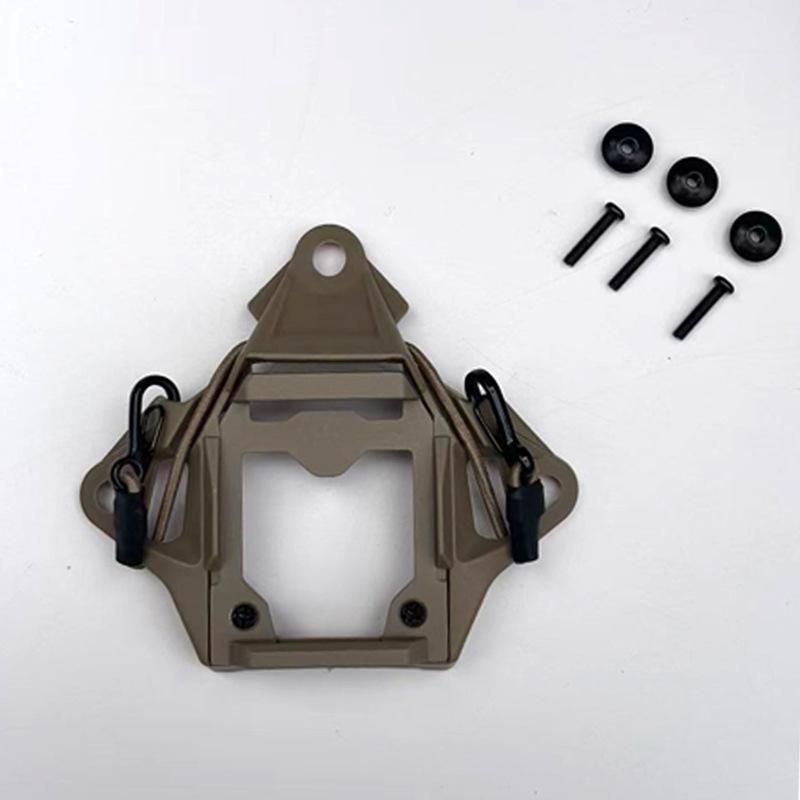 Tactical Cuttlefish Dried Branch Holder: Third Gen Helmet with Hook Rope & Aluminum Alloy Holder One Size