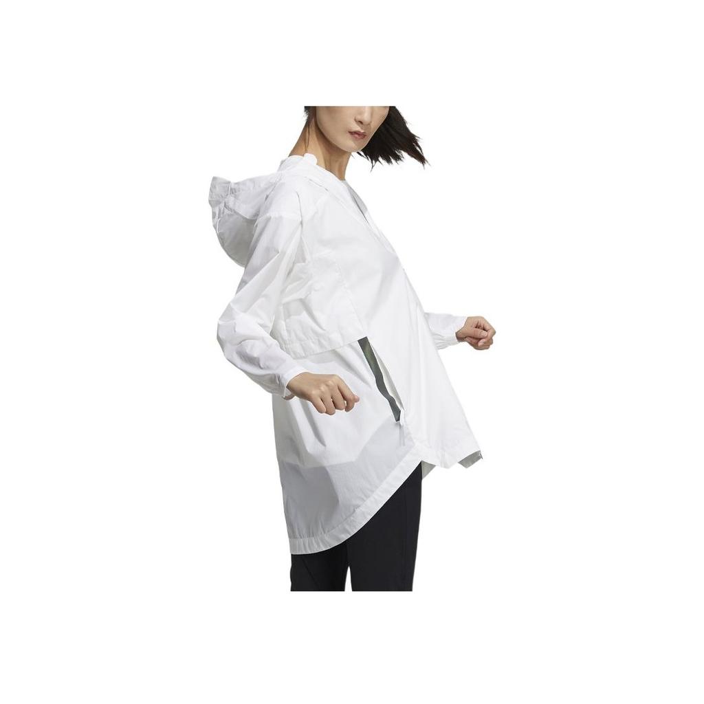 adidas Terrex W Myshelter Windbreaker Outdoor Sports Waterproof Hooded Jacket Women Jacket White GN7552