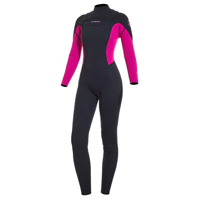 Diving Suit 3/2MM Front Horizontal Zipper One-piece Long-sleeved Warm Snorkeling Swimming Surfsuit