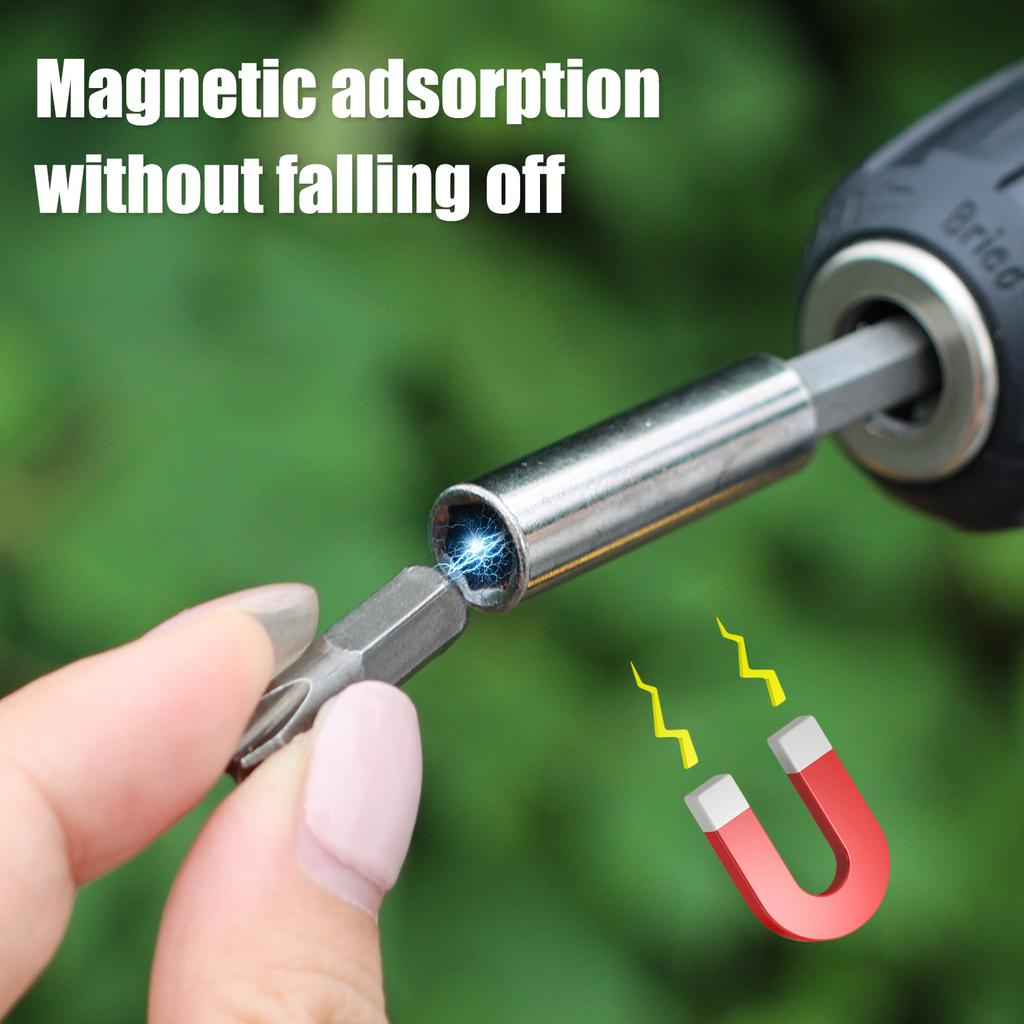 60/100/150mm Hexagonal Shank Extension Connecting Rods 1/4 Magnetic Drill Bit Shank Extension Rod Screwdriver Joint Tool Set