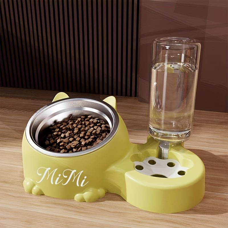 1 Pièce Bol à Riz pour Animal de Compagnie Bol pour Chat Bol pour Chien Anti-renversement Cou Biseauté Protection