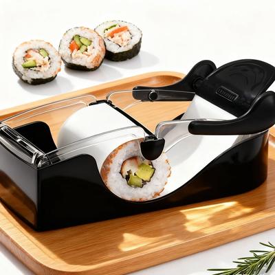 Food Grade Non Stick Sushi Roll Maker Easy-Clean DIY Roller Tool for Meat Vegetable Grape Leaf Cabbage Roll Kitchen Gadget