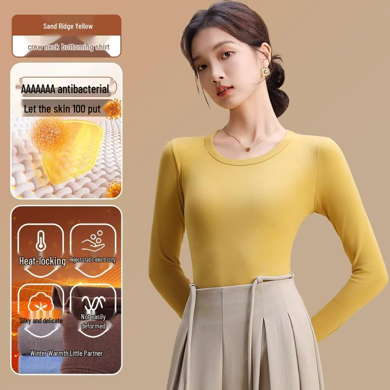 Women's Seamless Thermal Slimming Long Sleeve Undershirt