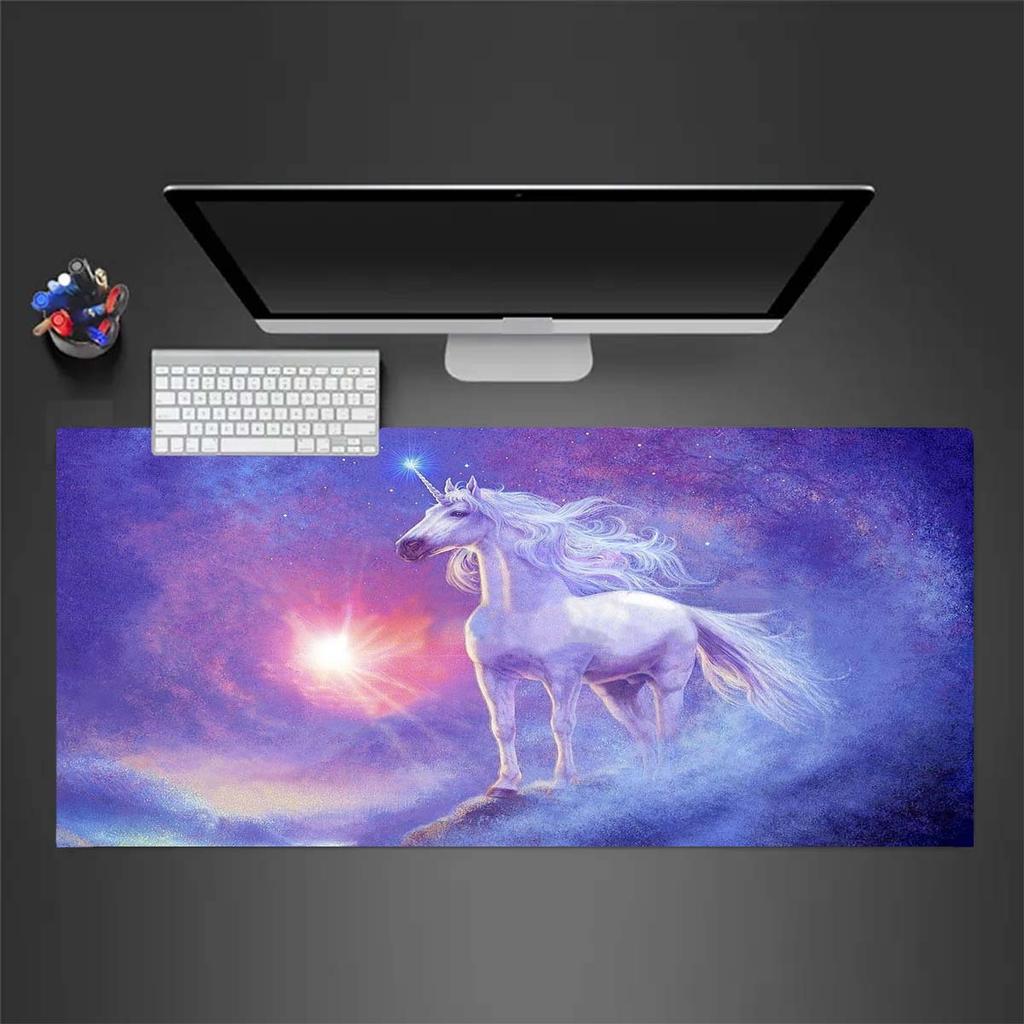 Galaxy Unicorn Desk Mat Desk Pad Large Gaming Mouse Pad Gamer Ofice Mat Mouse Pad Pad Unisex