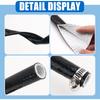 5Ft 3/8" ID Fuel Line Heat Shield Sleeve,Heat Resistant Wire Heats Shield with 3PCS Stainless Steel Clips,Heats Sleeve Automotive for Automotive