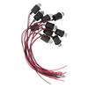 10PCS Water Clear Bulb LED Light Lamp Bulb 12V Prewired Emitting Diodes  Boat Application
