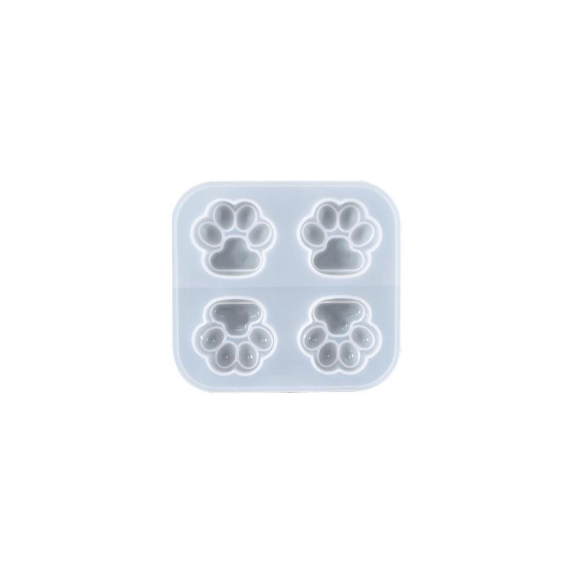 

Kitten Claw Keychain Mold DIY Resin Mold Crystal Epoxy Silicone Mold Pendant Jewelry Making Casting Mould